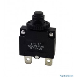 ST SERİSİ 32VDC 5 AMPER TERMİK RESETLİ SİGORTA IC-271S  125/250VAC  M:10768