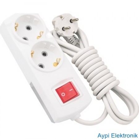 MIRSA 2 LÜ GRUP PRİZ ANAHTARLI KLEMENS MB:15464