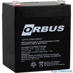 AKÜ 12 V 5 A ORBUS
