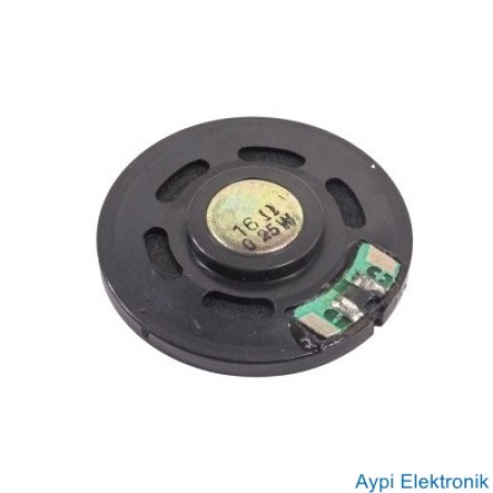 HOPARLÖR  16 OHM 0.25W 40 MM  HPR.HOP.01.000163