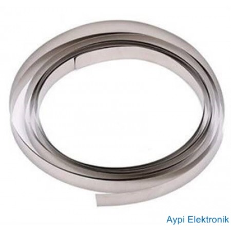 Nikel Şerit Lehim Punta Teli 8x0.15mm            ELA.DGR.01.000077