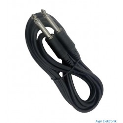 6.3MM E/E   MONO 5 METRE  ANFİ HOPARLÖR UZATMA KABLO