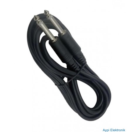 6.3MM E/E   MONO 5 METRE  ANFİ HOPARLÖR UZATMA KABLO