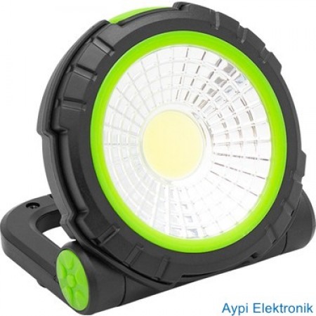 POWERMASTER JK101 3 WATT COB + KIRMIZI İKAZ IŞIĞI