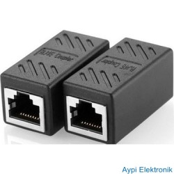 KLİPSLİ RJ45 DİŞİ/DİŞİ ARA APARAT (8P/8C ARA)