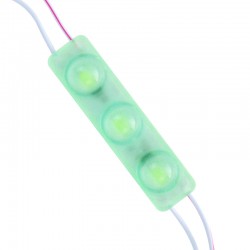 Ç12MODUL-13 12V 1.5W YEŞİL YANIP SÖNEN POWERMASTER MODÜL LED PARLAK TEK RENK 2835 69X16 MM IP65 160-180LM 160 DERECE M:7461