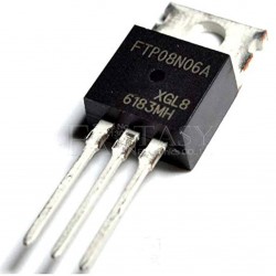 08 N 06 FTP08N06 TO-220 MOSFET