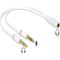 KULAKLIK MİKROFON AYIRICI KABLO