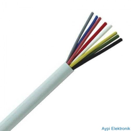 DT 8  ALARM VE DİAFON TESİSAT KABLOSU 1 METRE