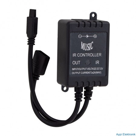 LED KONTROL CİHAZI RENK DEĞİŞTİREN SESE DUYARLI - 4353