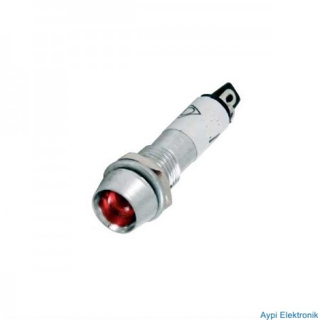 220 V SİNYAL LAMBASI 8MM METAL