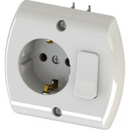 NE-AD Banyo Dolabı Anahtarlı Prizi