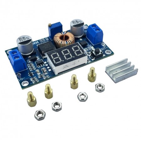 XL4015  5A DC-DC Voltmetre Ekranlı (3 Digits) Voltaj Düşürücü Modül       5-6