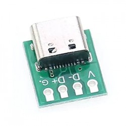 USB Type-C To 4 Pin DIP Çevirici - Type-C Modül Kartı  KOMP
