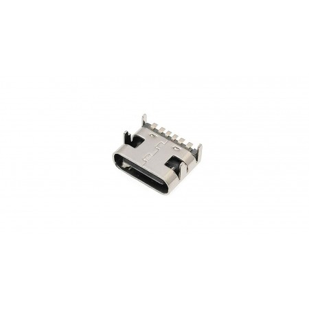 IC-266B-3 Dişi Type-C Soket USB-C Konnektör Şase 6 Pin  KOMP