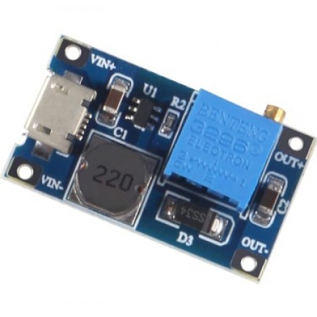 MİKRO MT3608 2A STEP UP CONVERTOR  KOMP    5-9