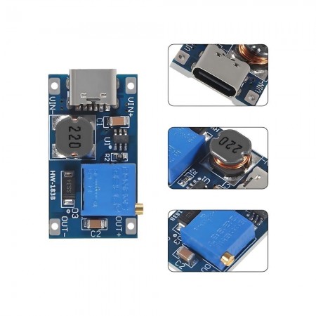 TYPE-C MT3608 2A STEP UP CONVERTOR  KOMP    5-9