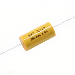 4.7 MF 250V AC POLY AKSİYAL SARI KONDANSATÖR 