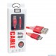 POWERMASTER ÖRGÜLÜ RGB IŞIKLI MICRO USB DATA VE ŞARJ KABLOSU 1 METRE - 2369