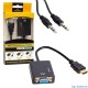POWERMASTER PM-32015 HDMI TO VGA ÇEVİRİCİ ADAPTÖR SES ÇIKIŞLI * GL-001 - 32015