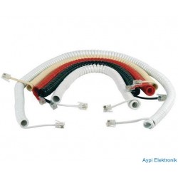 TELEFON SPİRAL KABLO KIRMIZI - 3344