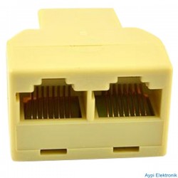RJ 45 1 DİŞİ / 2 DİŞİ ÇEVİRİCİ 8P8C - 3374