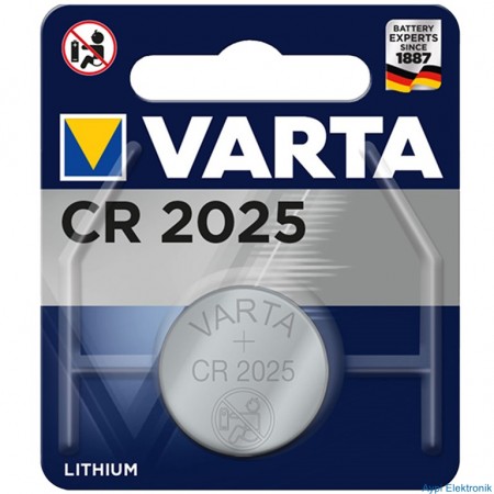 VARTA CR2025 LİTYUM PİL TEKLİ PAKET FİYAT - 1543