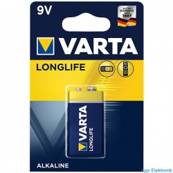 VARTA 9 V ALKALINE PİL