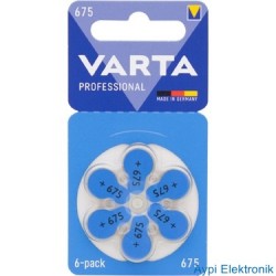 675 VARTA KULAKLIK PİLİ 6'Lİ
