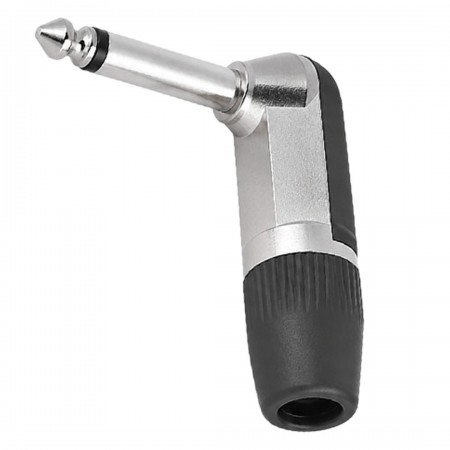 PLASTİK GÖVDE METAL UÇ 6.3 MM MONO L TİP GİTAR JACK ( 5 RENK) M:11254