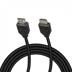 PLASTİK DÜZ 1.4V 3D NİKEL UÇLU 1.5 METRE POŞETLİ HDMI KABLO