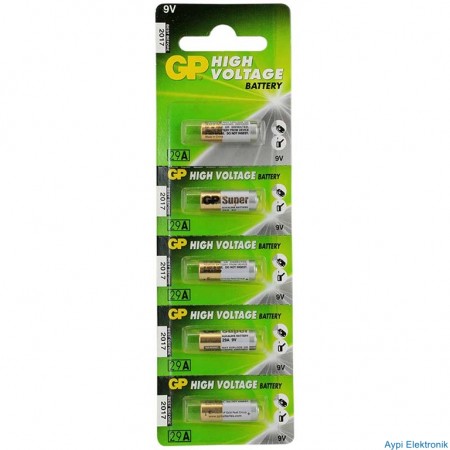GP 29A 9 VOLT -1 ADET ALARM PİLİ - 15715