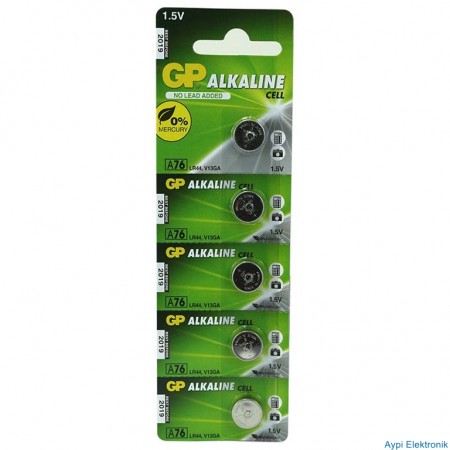 GP AG13 LR44 A76 (G13)(357)(SR44) (L1154) 1 ADET PİL