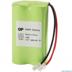 GP T382 2.4V/550MAH TELSİZ TELEFON PİLİ - 1470