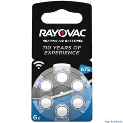 RAYOVAC 675 NO KULAKLIK PİLİ 6Lİ PAKET FİYAT - 19108