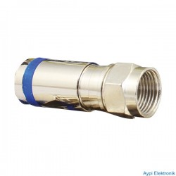 DIGITÜRK SIKMALI F KONNEKTÖR MAVİ ÇİZGİLİ KUTULU - 6194