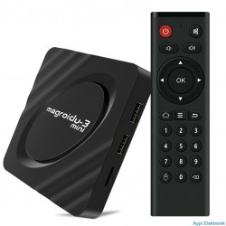 MAGBOX MAGROID U3 MİNİ 16GB HDD 2GB RAM 4K IP TV BOX (ANDROID 9.1) - 6248