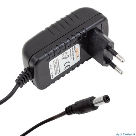 FULLY 1612B 5 VOLT 2 AMPER 5.5*2.5 MM UÇLU PRİZ TİPİ ADAPTÖR - 6865