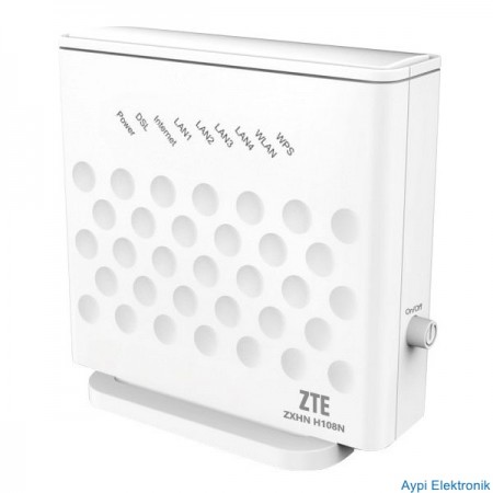 ZTE ZXHN H108N USB+ETHERNET 4 PORT 300 MBPS ADSL2+ KABLOSUZ MODEM (TTNET) - 18195