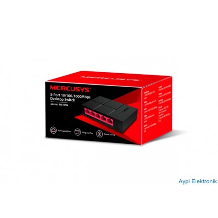 TP-LINK 5 PORT SWITCH MS105G 1000MBPS