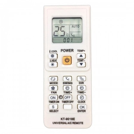 KK KT-9018E A/C UNİVERSAL KLİMA AKILLI KUMANDASI (B-228B) KT9 M:12492 Ç:
