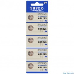 SUPEX CR1225 3 VOLT LİTYUM PİL ADET - 19760