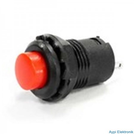 IC-185 D 12MM KALICILI 2 PIN PLASTİK BUTON - 7025
