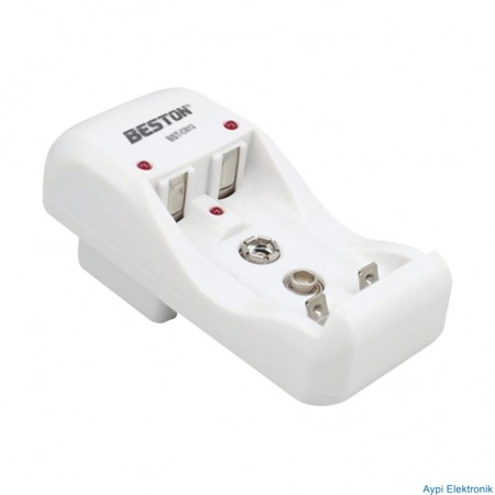 BESTON BST-C812 (2XAA-AAA * 1X9V) PİL ŞARJ CİHAZI - 7825