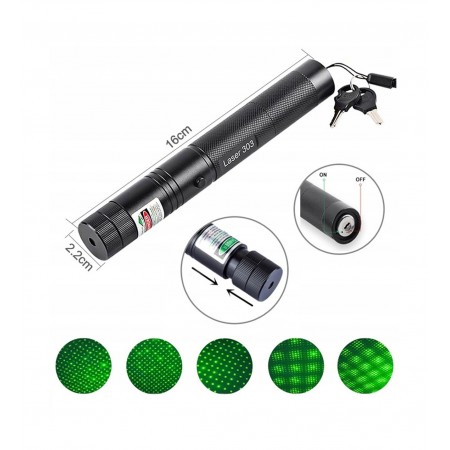 POWERMASTER PM-4527 18650 PİLLİ ŞARJLI YEŞİL LAZER M:4527