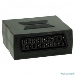 SCART DİŞİ-DİŞİ ARA ADAPTÖR ELEKTROMER - 1142