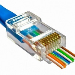 FULLY H-607K EZ YENİ NESİL RJ45 CAT5/CAT6 8P/8C AÇIK UÇLU SOKET (100'LÜK PAKET) FULLY H-607K EZ YENİ NESİL RJ45 CAT5/CAT6 8P/8C AÇIK UÇLU SOKET (100'LÜK PAKET)