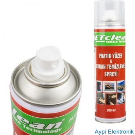 JETCLEAN 200ML PRATİK YÜZEY VE EKRAN TEMİZLEME SPREYİ M 24841