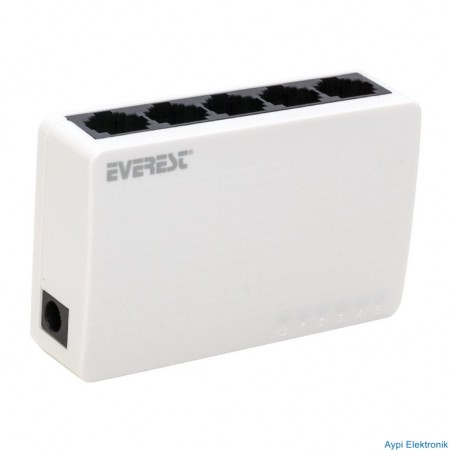 EVEREST ESW-105 5 PORT 10/100 MBPS ETHERNET SWITCH HUB * PIX-LINK LV-SW05 - 5074