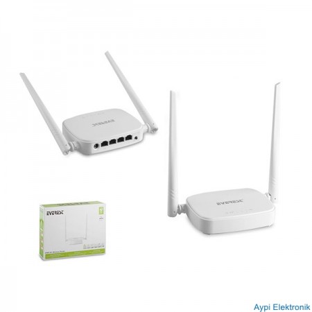 EVEREST EWR-301 300 MBPS ACCESS POINT+REPEATER+ KABLOSUZ ROUTER - 16097